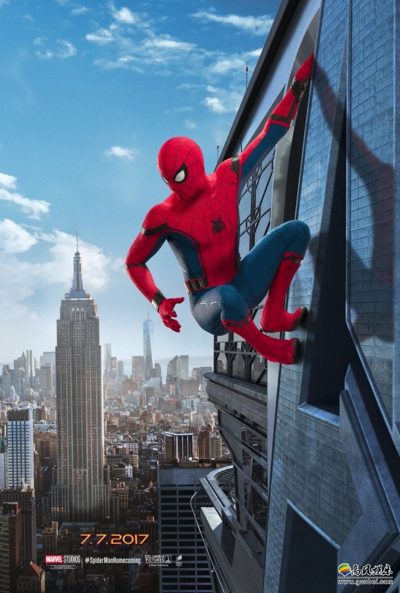 《蜘蛛侠：英雄归来》小蜘蛛定妆照：战衣细节一览无余