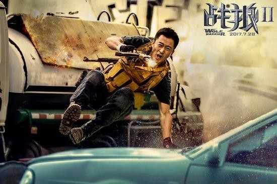 《战狼2》票房破45亿：首部跻身全球票房TOP100的中国影片！