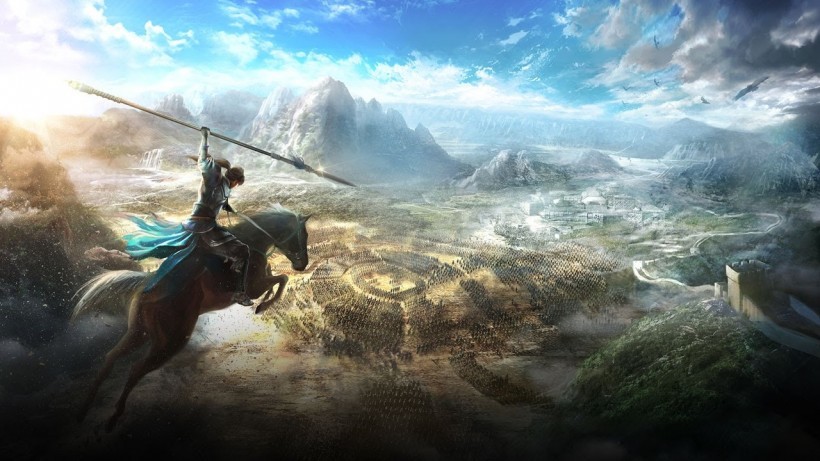 《真三国无双8》武将战斗截图：霸气吕玲绮横扫千军