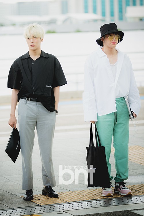 韩国男团MONSTA X因海外公演行程   国际机场出发前往日本