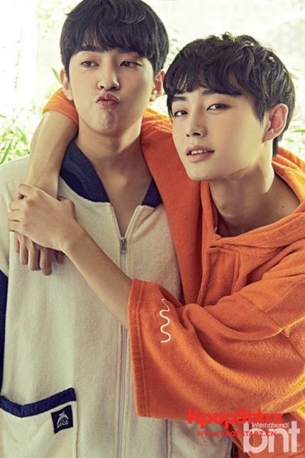 《Produce101》练习生金龙国与金始泫的画报与采访内容被公开