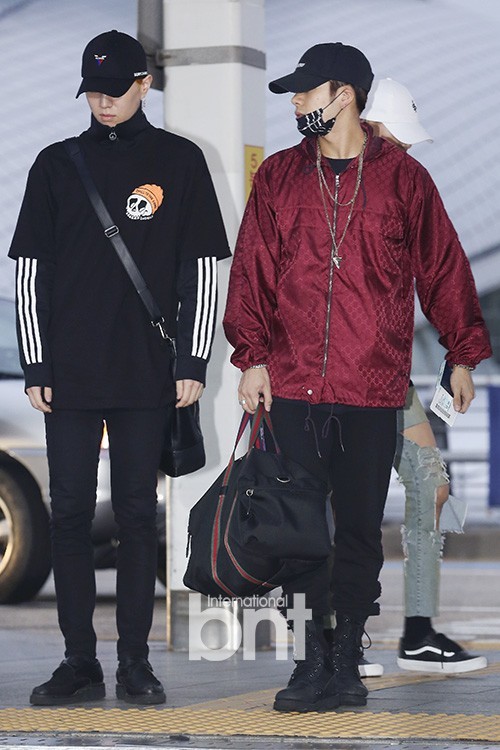 男团GOT7国际机场出发  往美国参加“KCON 2017 LA”公演