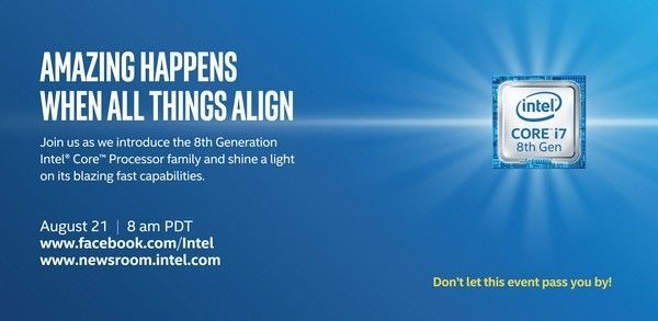 Intel八代酷睿处理器国行价格曝光：还算合理