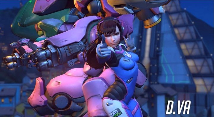 国内美女Coser还原《守望先锋》D.Va：蛮腰翘臀尽显S曲线