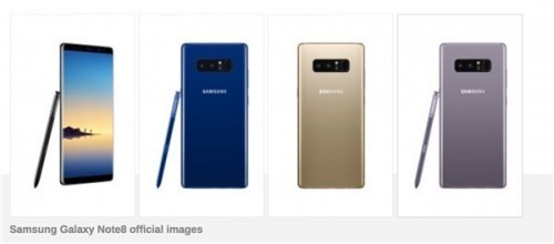 售价近1000美元：三星Galaxy Note8全球开启预售