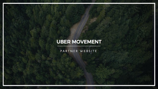 Uber推出“UberMovement”数据平台：提升城市交通效率