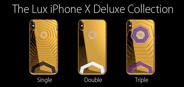 土豪必备:镀金奢华版iPhone X,最高45.7万,512GB 土豪必备:镀金奢华版iPhone X,最高45.7万,512GB