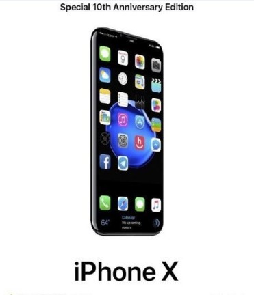 国外推特爆料:iPhone X“定妆照”很有可能就是这样了! 国外推特爆料:iPhone X“定妆照”很有可能就是这样了!