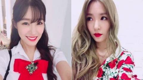 Tiffany通过IG公开了多张照片  不同的发色看起来气质大不同