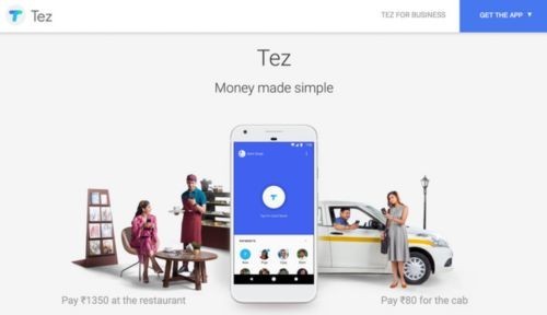 谷歌在印度推出移动支付应用Tez，可在安卓手机和iPhone上使用