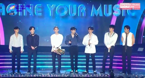 EXO以新专辑《THE WAR》拿下第一个大赏   不忘感谢粉丝