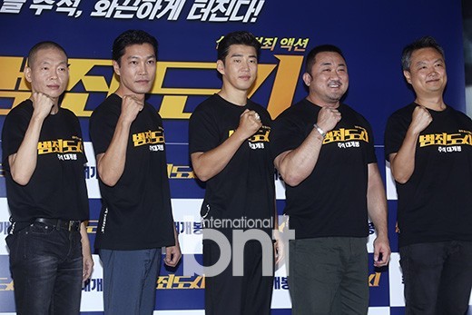 《犯罪都市》媒体试映会  马东锡、尹启相、崔贵华等出席