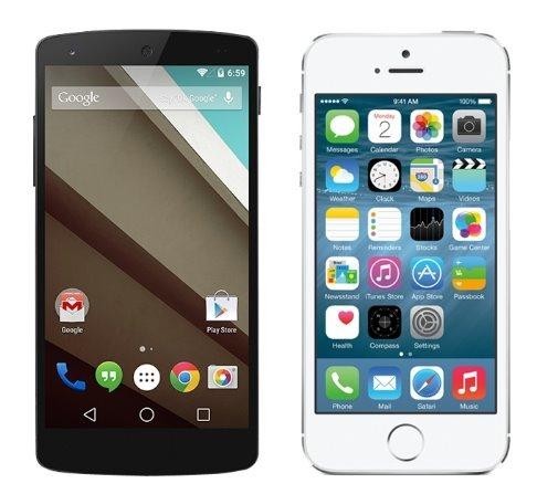 同框比较：苹果iOS11和谷歌安卓8.0正式版，界面设计异同