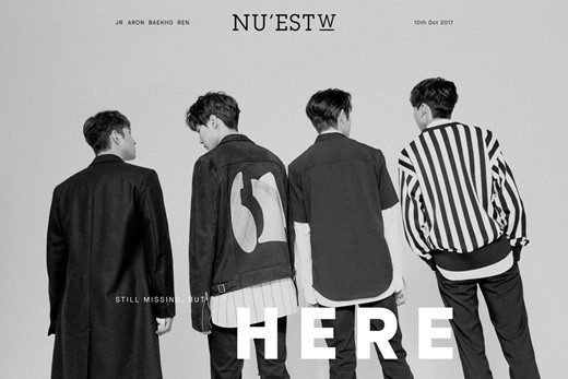 NU'EST W回归预告照公开  黑白氛围中展现独特的深沉感性魅力