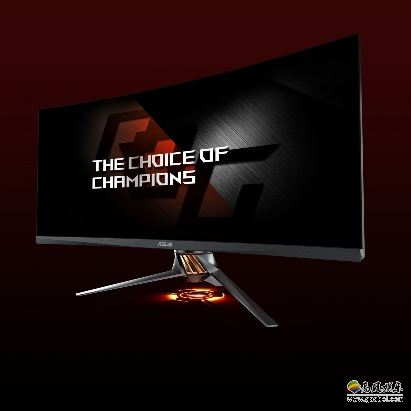 华硕ROG电竞显示器Swift PG27VQ：败家之眼投影，1680万色RGB灯