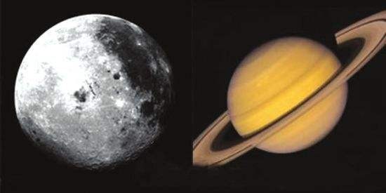 天文奇观“土星合月”：看“指环王”邀舞“月姑娘”