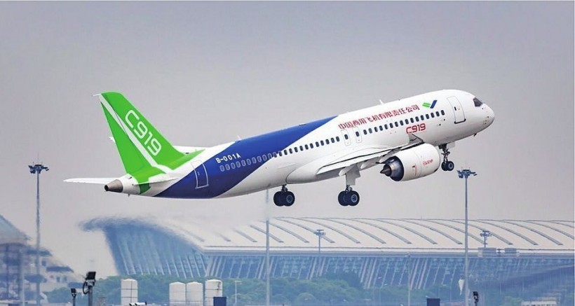 C919大型客机首飞后再次试飞，空域比首飞要大一倍