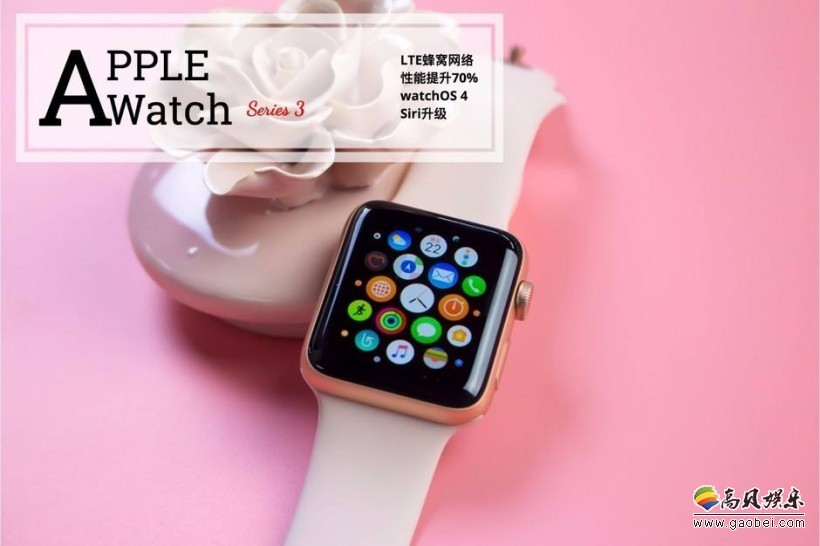 苹果Apple Watch Series 3，获得《消费者报告》强烈推荐