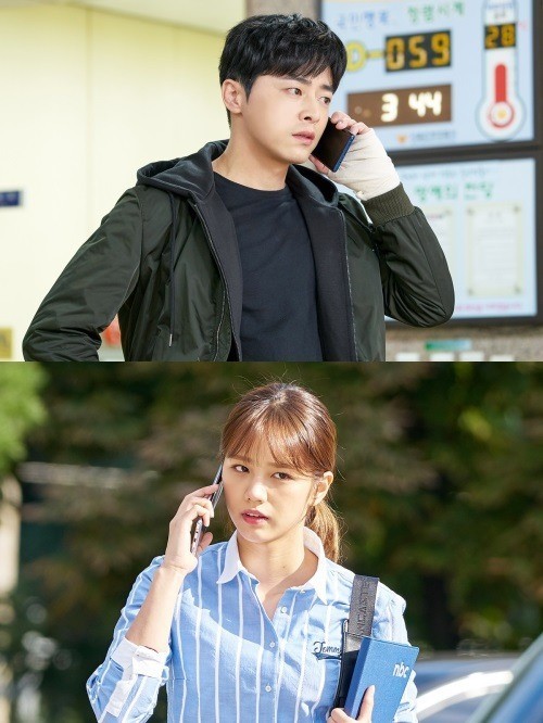 新月火剧《Two Cops》方面公开了一组主演曹政奭与惠利的剧照