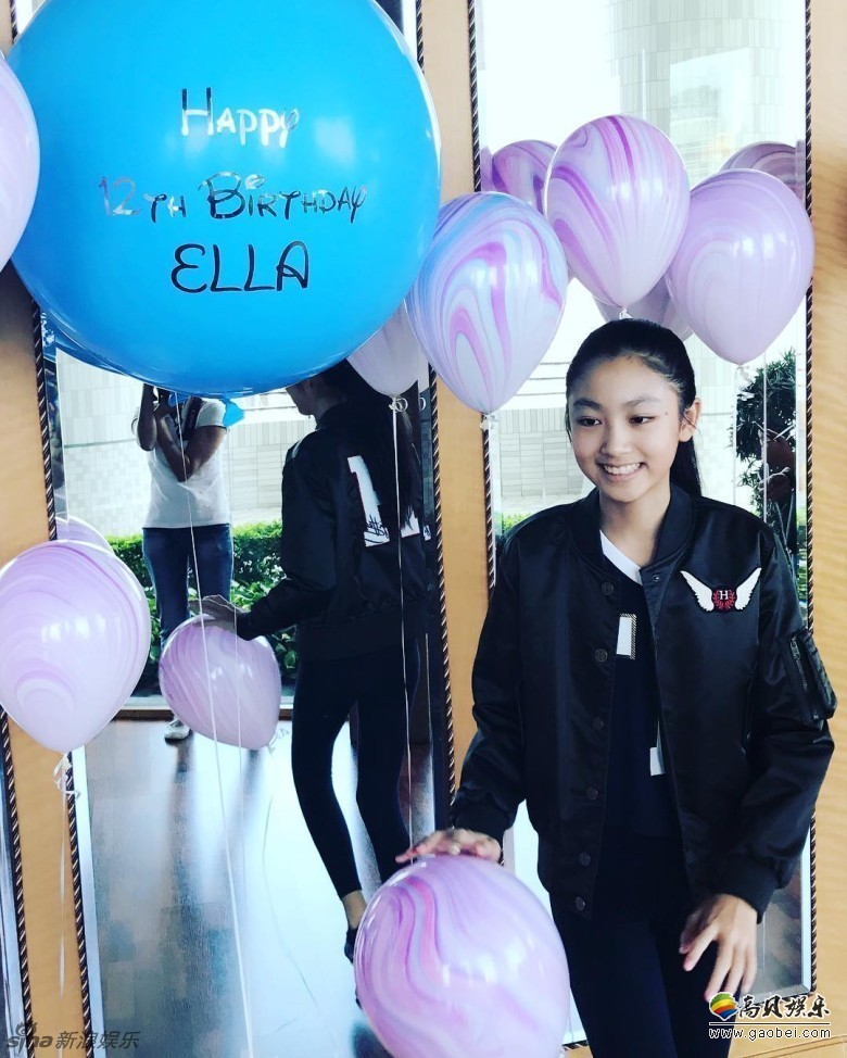 任达华女儿任晴佳(Ella)12岁：身高170cm，双腿比老爸还长