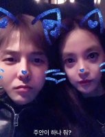 G-Dragon与李珠妍亲密视频在网上曝光   卖萌变小猫咪