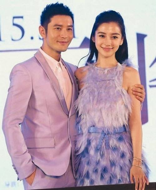 黄晓明生日：Angelababy微博晒合照为老公庆生