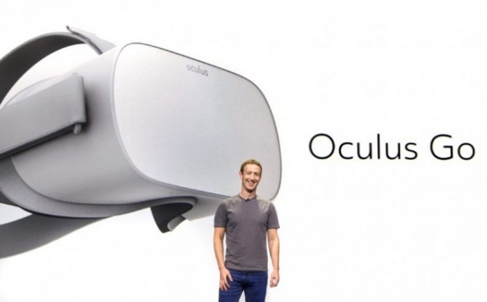 Facebook推出独立虚拟现实(VR)头盔：Oculus Go