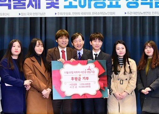 BTOB成员徐恩光为患糖尿病学生捐助奖学金  在生日之际献爱心