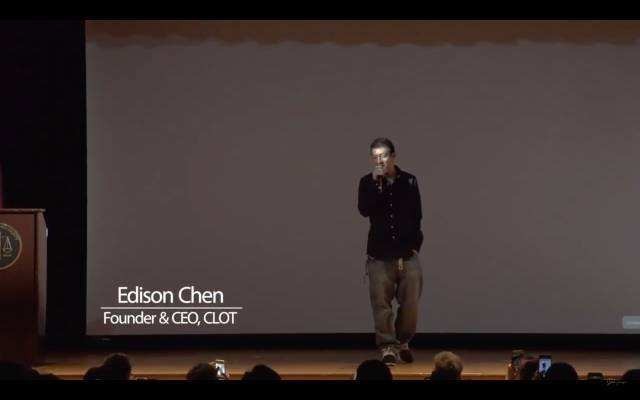陈冠希纽约大学演讲：世界应知道“中国制造”并不差