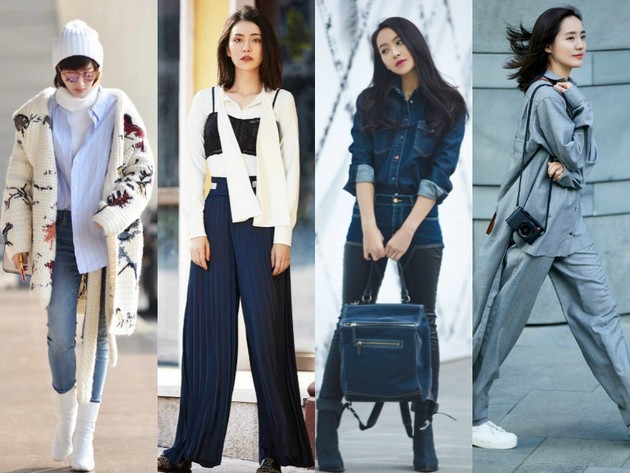 景甜＆吕佳容＆宋茜＆王智！完美演绎：“冬日时尚穿搭”
