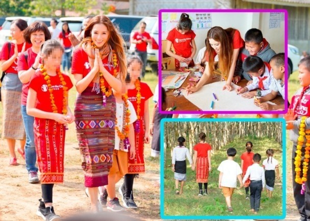 徐子淇老挝做公益：探访乡郊地区小学＆流动诊所医院