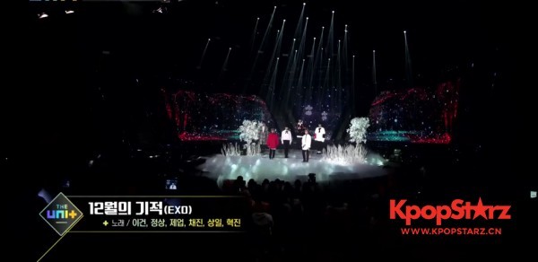 Vocal绿队带来了EXO的《十二月的奇迹》  粉丝评价道舞台很棒