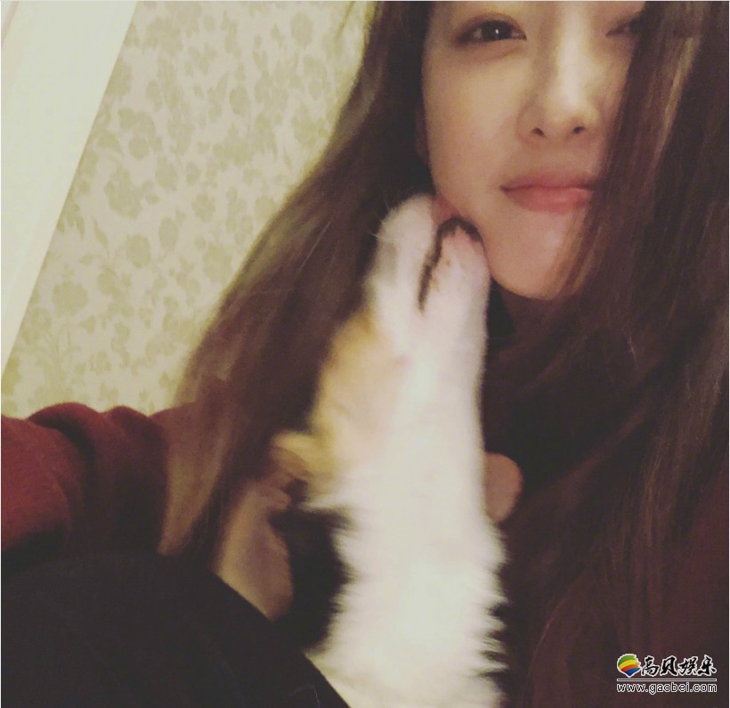 蒋梦婕晒出与爱宠“bro”合影：发表新年感慨