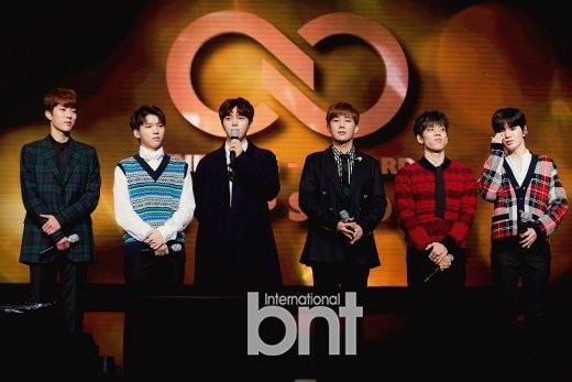 INFINITE举行了正规3辑媒体SHOWCASE   正式以六人组回归乐