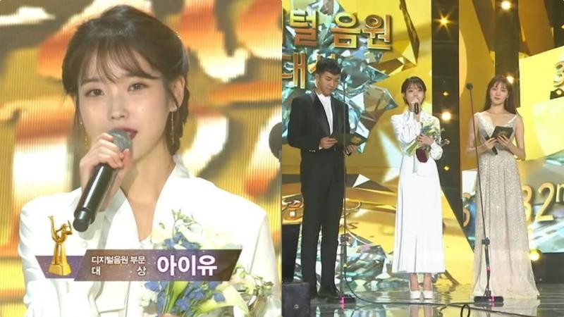 歌坛小仙女IU最终敲响了金钟  犒劳工作人员带领大家去吃烤肉