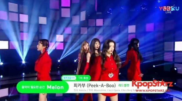 《人气歌谣》意外获得一位的Red Velvet《Peek-A-Boo》