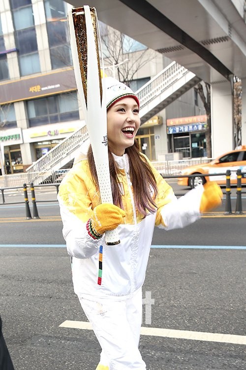 全昭弥作为火炬手参加了2018平昌冬奥会圣火传递活动