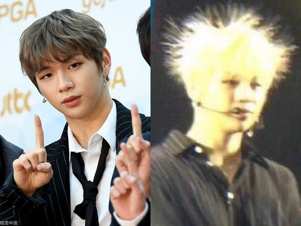 姜丹尼尔站上舞台立马破功  头发因静电全部站起来“爆炸头”