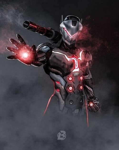 国外画师将守望先锋中的英雄们：全都化身为漫威的角色