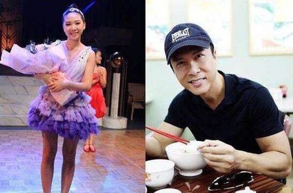 甄子丹和女儿甄济如合照：你十四岁啦！永远是爸爸的小baby