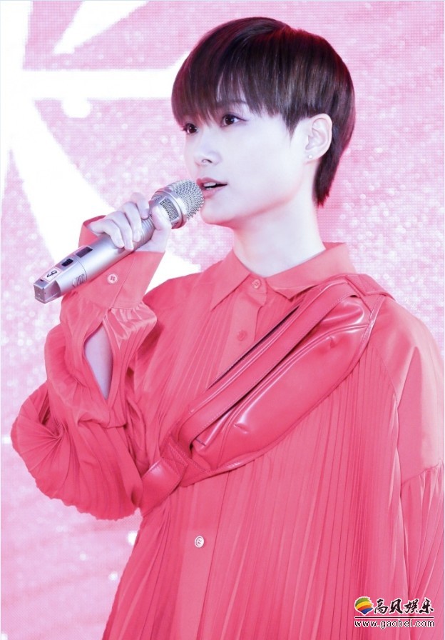 “燃情贺岁夜暨《捉妖记2》全球首映礼”发布会：李宇春“红装抓眼”