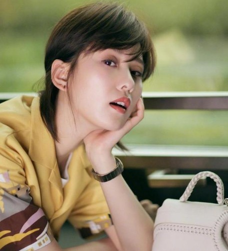 刘诗诗爱上“前短后长发”效果奇佳！网友们调侃“周华健是这个发型”
