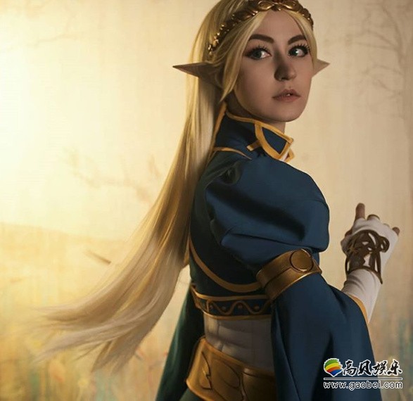 俄罗斯Coser带来塞尔达公主Cosplay：侧颜无敌！看起来就像CG一样