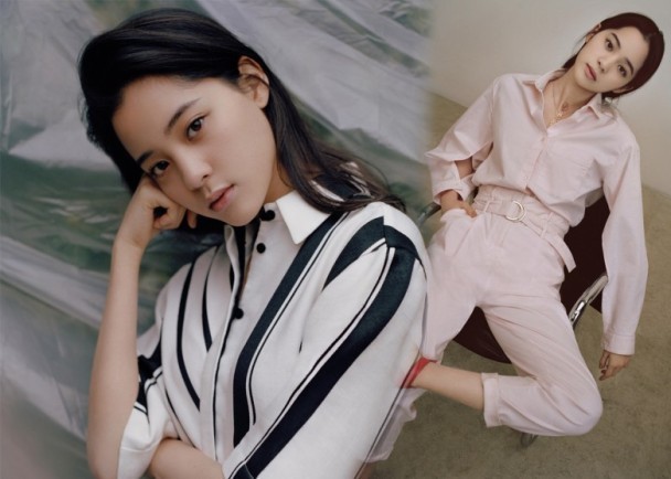 欧阳娜娜巴黎拍摄广告：完美演绎东方与巴黎韵味美态！呈现独特仙气