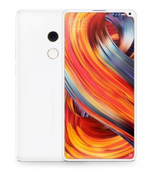 国外网站曝出小米MIX 2S真机图：屏占比非常高！屏幕有指纹指示Logo