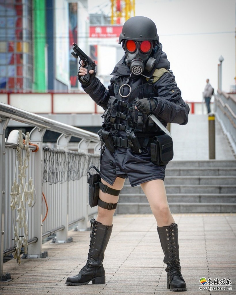 国外Coser pixx_nao晒Cos《生化危机：启示录》DLC“汉克女士”照片