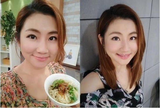 Selina素颜手拿椰子对着镜头：再加上卡通贴纸的装扮，样子十分的可爱