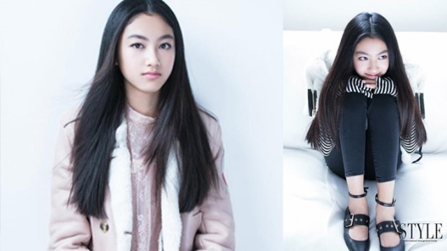 任达华与琦琦13岁的爱女任晴佳：为模特儿公司STYLE拍摄了一组照片