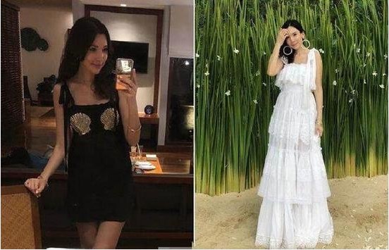 林志颖妻子陈若仪晒出参加朋友婚礼照：身材保养好，不像三个孩子妈