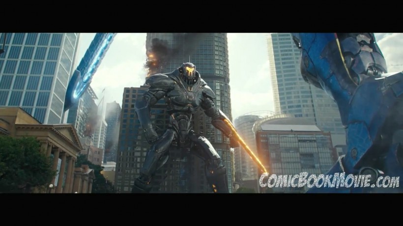 外媒在油管上曝光环太平洋2新片段这次是两台机甲之间的大战